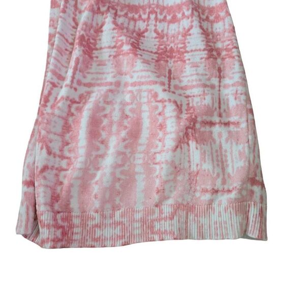 Lane Bryant Cardigan Sweater Women's‎ Size 18/20 Pink White Stretch Long Sleeve - Picture 2 of 6